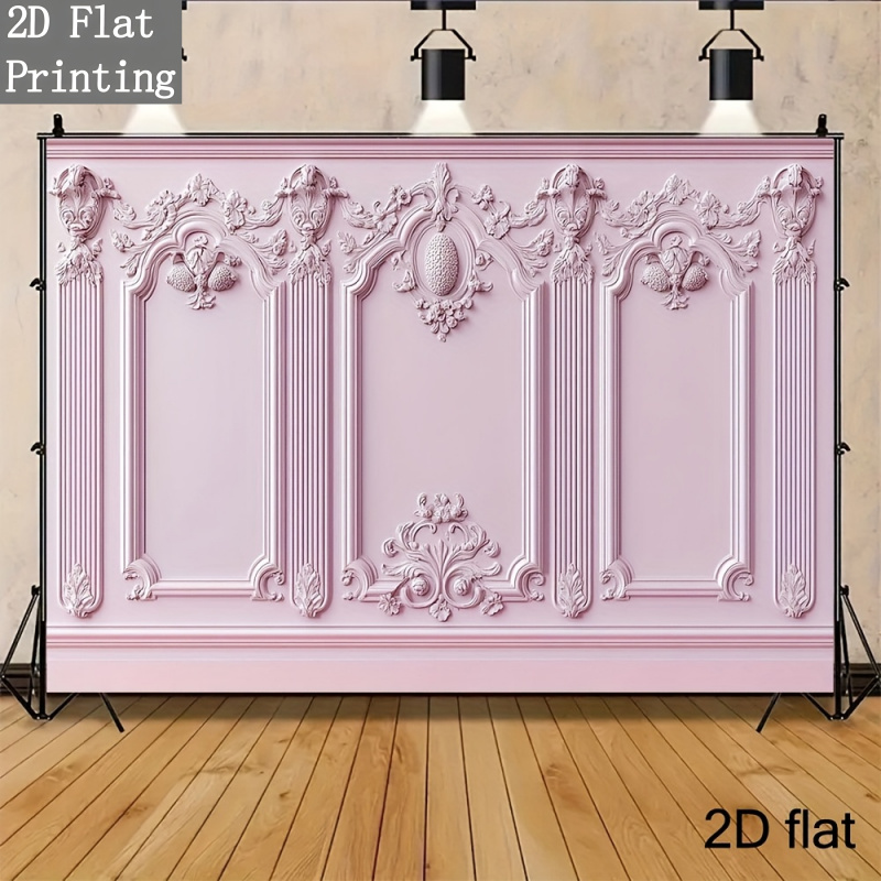 1pc Decorative Panel with Light Pink Background